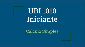 URI1010 - Python