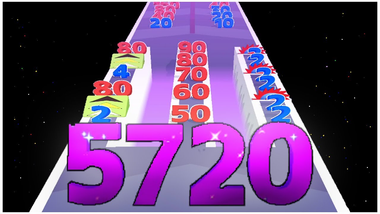 Number Run 3D Merge Master - Gameplay Walkthrough - Levels 36-55 - YouTube