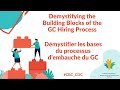 Demystifying the bases of the gc hiring process dmystifier les bases du processus dembauche du gc