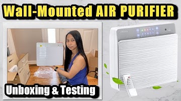 UV Air Purifier: Wall Mount • Smart Sensor • Under $100 (Unboxing & Testing)