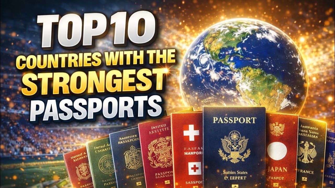 Top 10 Countries with the Strongest Passports 🌍✨