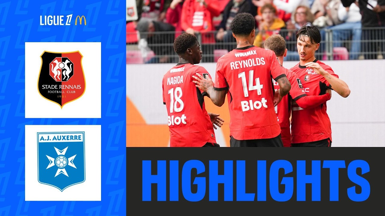 [리그1] STADE RENNAIS – AJ AUXERRE (4-1) | Week 6 – Ligue 1 McDonald’s 26/27