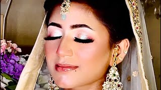 Reception bridal Makeup tutorial||  step by step || Nadia’s makeover