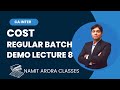 CA INTER COST REGULAR BATCH NEW COURSE DEMO LECTURE 8