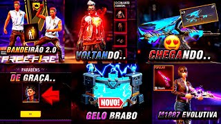GARENA VAI DAR O BANDEIRÃO 2.0, NOVO PERSONAGEM, AK DO DRAGÃO DE VOLTA E PACOTE COBRA - FREE FIRE