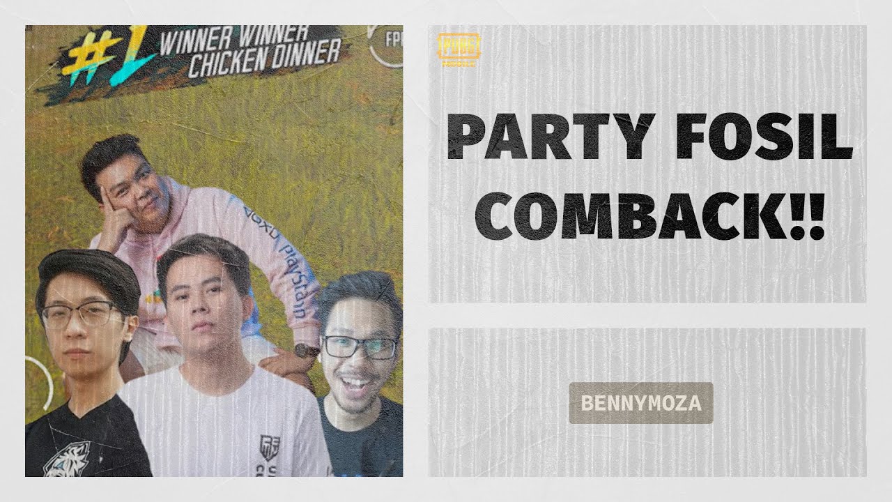 PARA FOSIL COMEBACK. LANGSUNG CUSTOM ROOM BARENG VIEWERS!! - PUBG MOBILE INDONESIA BENNYMOZA