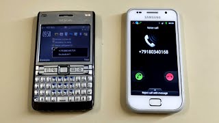 Samsung S1 Vs Nokia E61i Incoming Calls