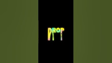 #Dripping Liquid Text Effect After Effects -