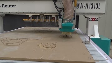 Linear automatic tool change cnc router milling ATC machine