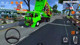 Game Mobil Truck Hino Jadul Muatan Pasir Oleng | Bus Simulator Indonesia screenshot 5