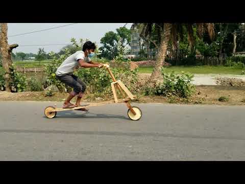 How to Make Chukudu | Easy Build Wooden Scooter at Home