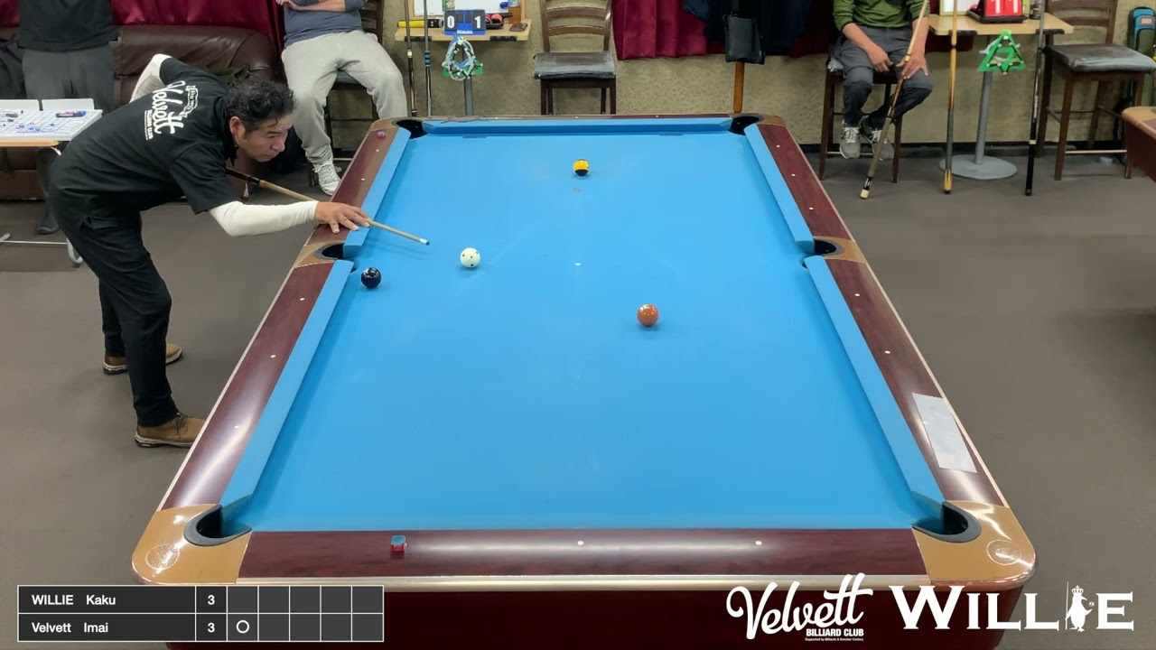 【 ビリヤード 】ベルベット＆ウィリー交流戦 カクさん（W）VS 今井さん（V）2026/2/27 -  Season2