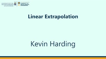Linear extrapolation [Lecture]
