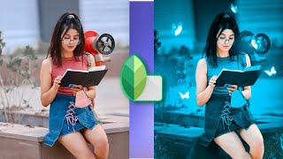 Snapseed New Butterfly Glowing Photo Editing | Snapseed Background Change | Lightroom Photo Editing screenshot 4