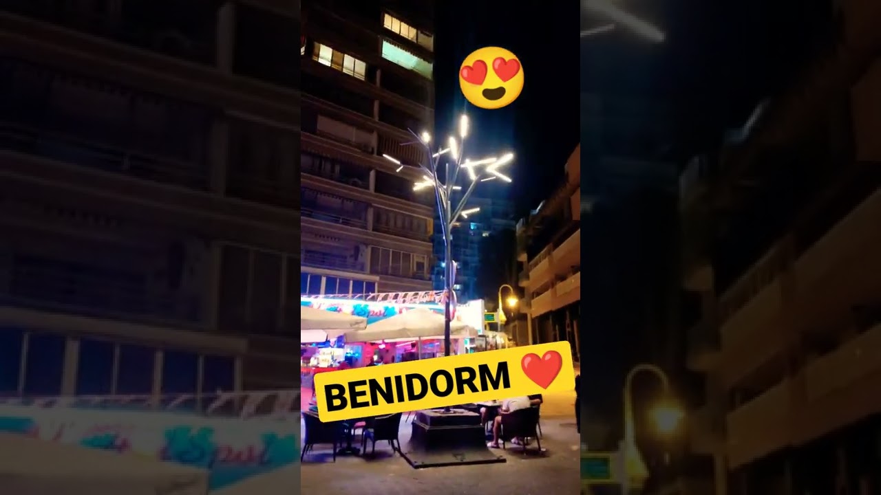 BENIDORM 😍❤️ NIGHT LEVANTE BEACH 🇪🇸 SPAIN 2022