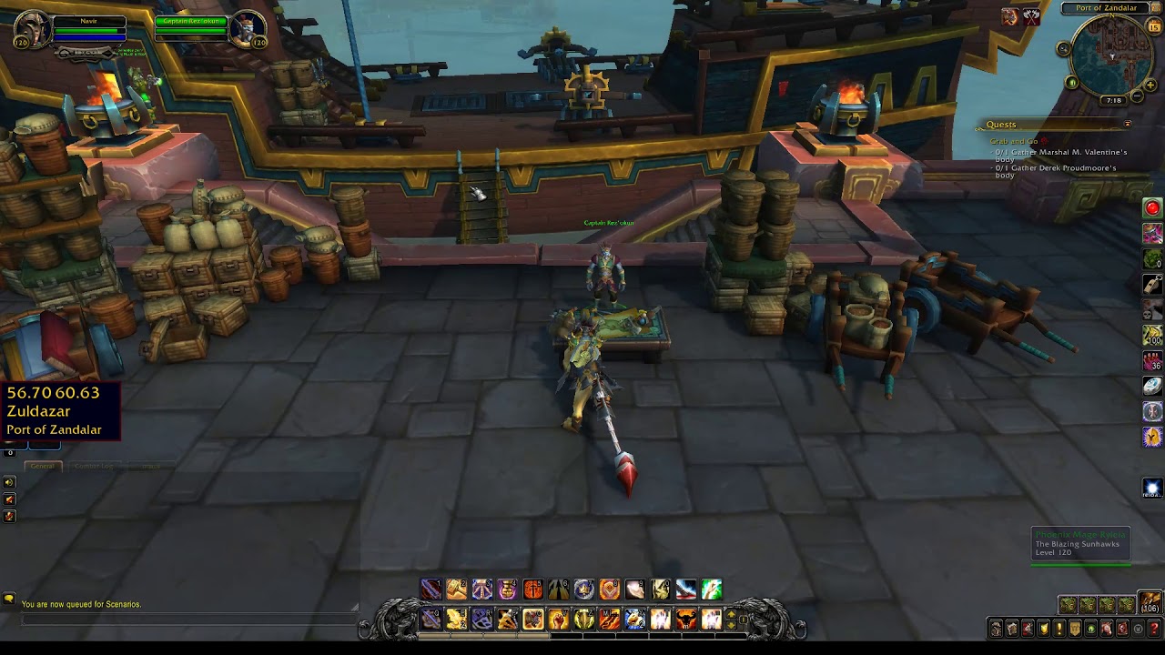 Island Expeditions queue table BfA Horde YouTube