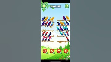 Color Bird Sort Puzzle Game Level 138 #shorts