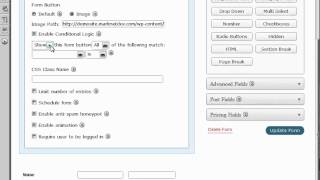 Gravity Forms Tutorial Part 2: Form Settings