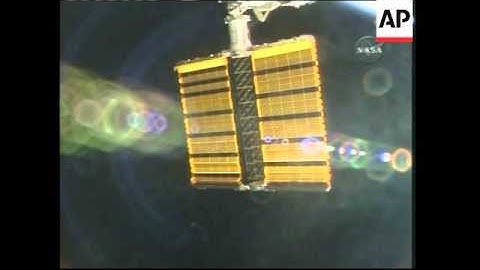 New solar panel unfurls on space station after software glitch