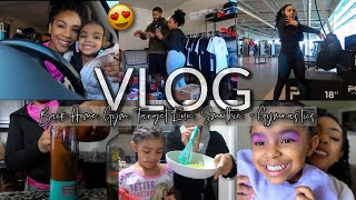 VLOG:I&#39;m back home +mental reset + life updates | target haul + gymnastics + cooking + gym + more