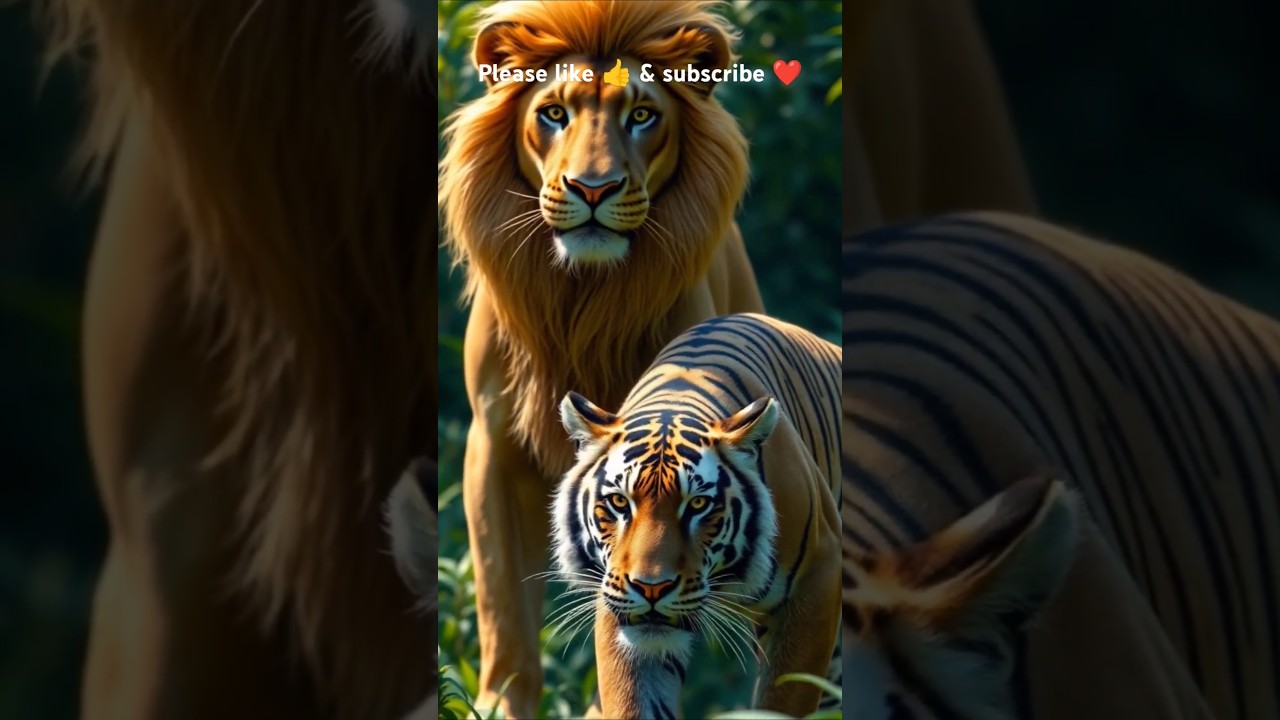 The Clever Tiger & The Brave Lion - A Moral Story For Kids | english stories 