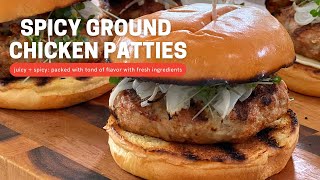 @ItsActuallySpicy Ground Chicken Burger Patties