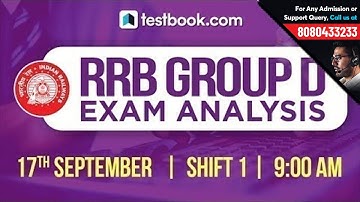9:30 am | RRB Group D Analysis Shift 1 | Exam Review + Questions | RRB Group D 2018 Crash Course