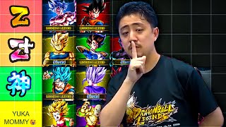 DRAGON BALL LEGENDS TOP 10 TIER LIST | DB LEGENDS TOP TIER LIST AFTER LEGENDS 7TH ANNIVERSARY PART.2
