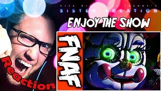 'Enjoy the Show'  FNAF SL Song by NateWantsToBattle feat. JackSepticEye REACTION!