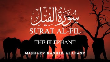 Surah Feel | Surah Al Fil | مشاري بن راشد العفاسي | سورة الفيل | Mishary Rashid Alafasy | Repeat ❣️