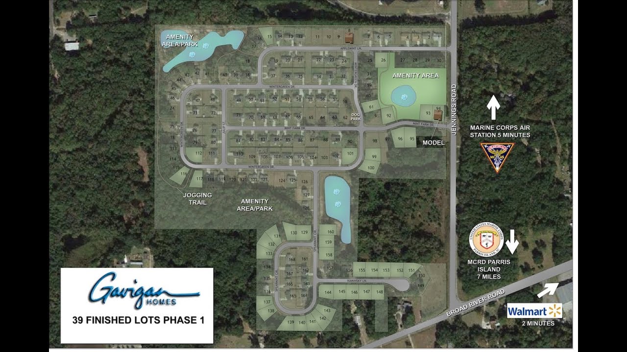 Mint Farm A Beaufort Real estate New Home community by Gavigan