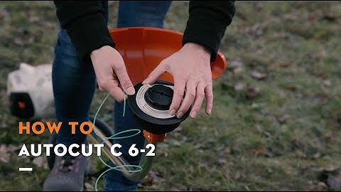 STIHL AutoCut C 6-2 | How to rewind trimmer line