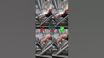 Gym Mistakes and how to fix it | Hack Squat Mistakes!#shorts