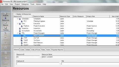 Primavera P6 Tutorial: Setup Resources with Resource Wizard.mp4