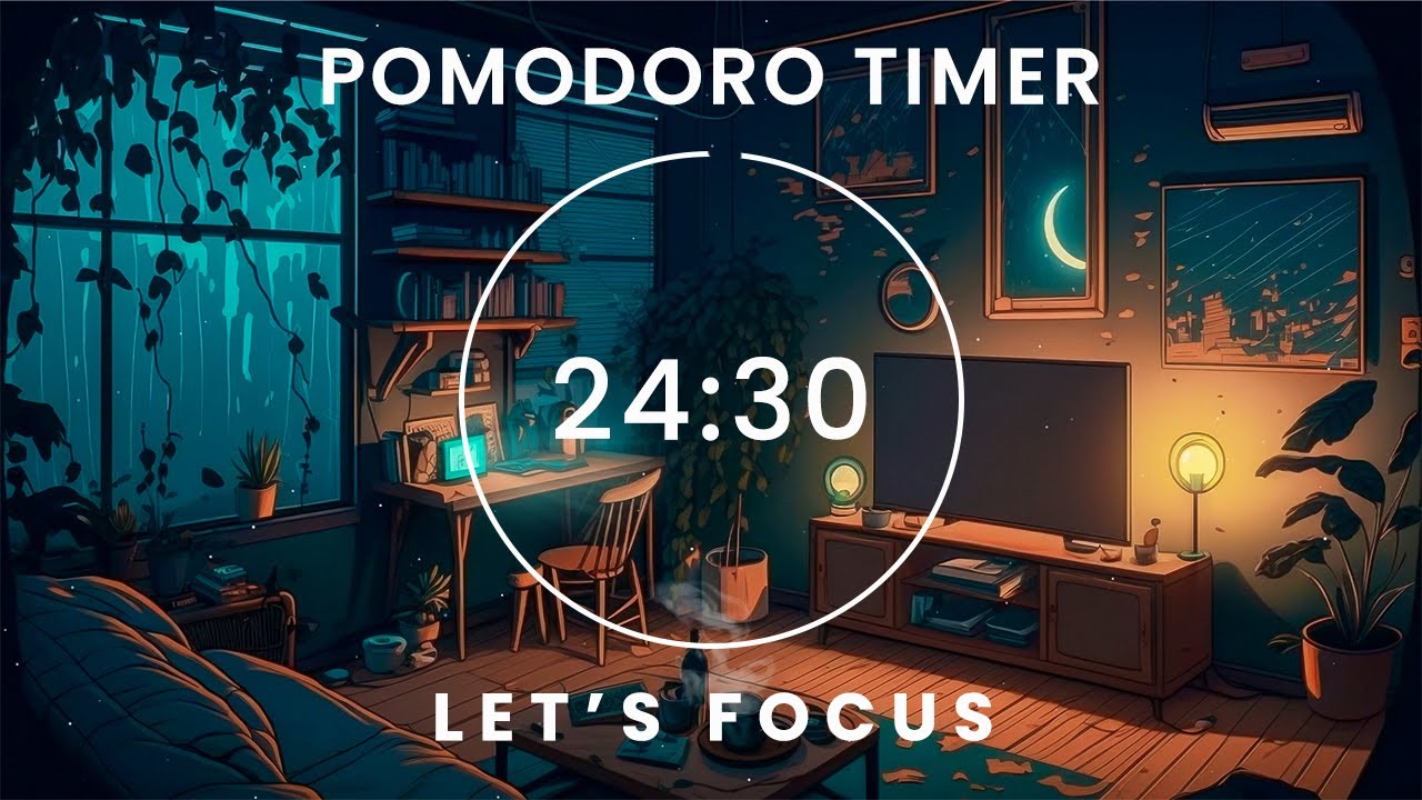 2-часовое исследование со мной 🎶 Deep Focus Music, Study & Work ★ ︎ Pomodoro 25/05