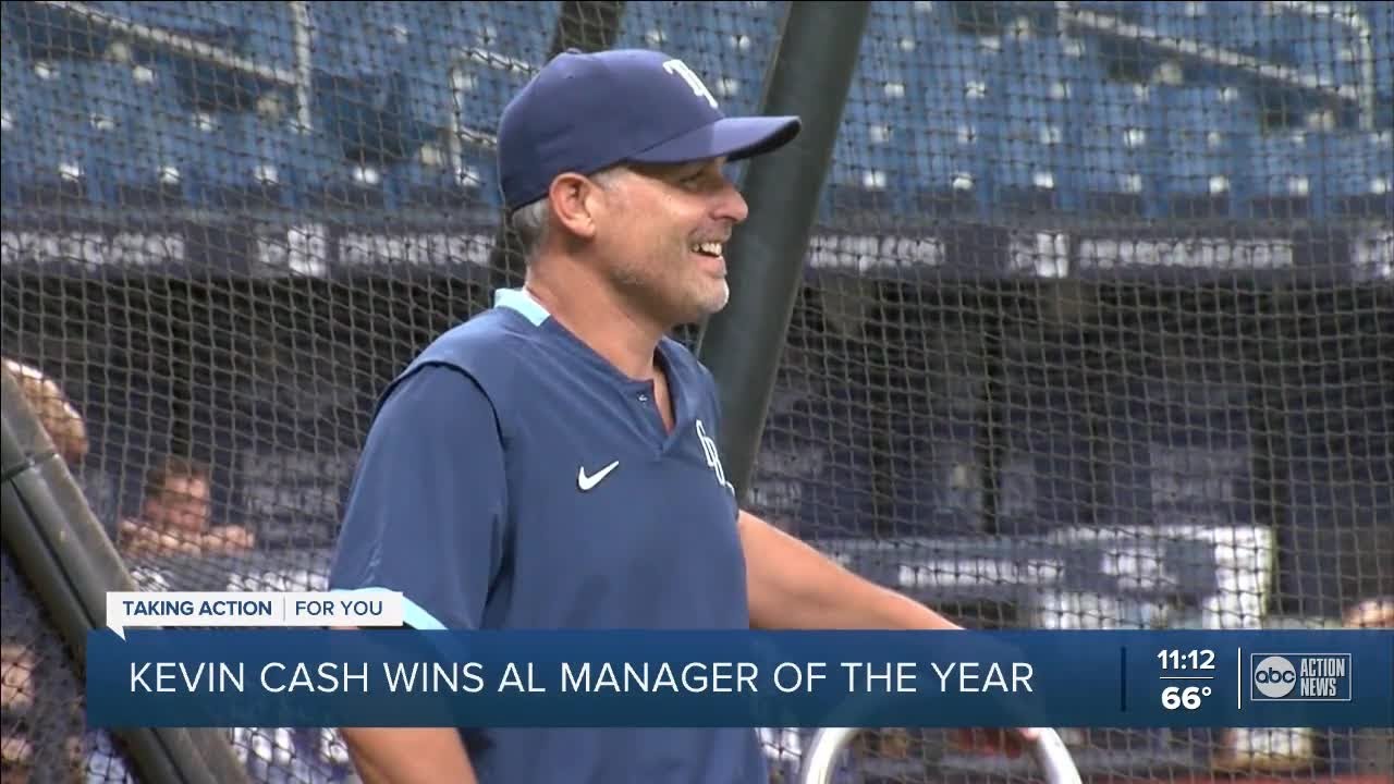 Rays' Kevin Cash wins second straight Manager of the Year - ABC Action News