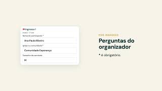 Information Como se inscrever num evento | Tutorial Eisme News