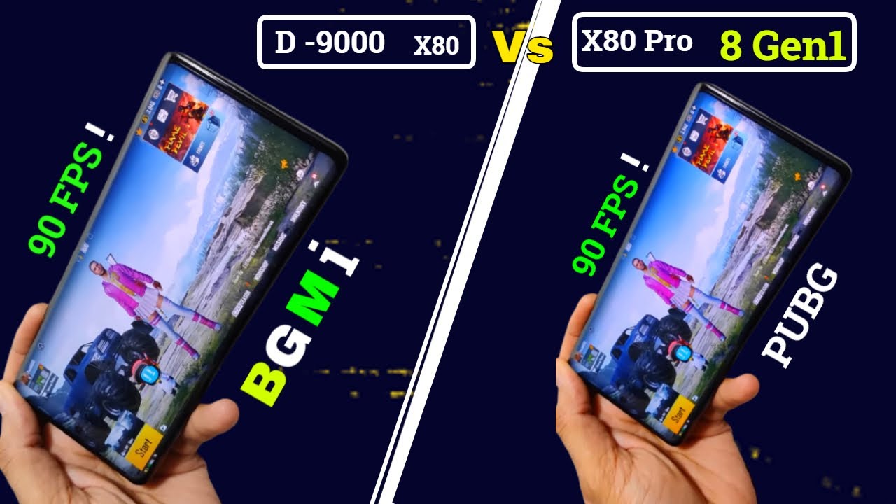 Vivo X80 Pro PUBG Mobile Gaming test