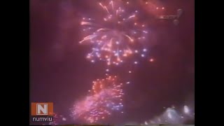 2001 - DOIS MILHÕES E MEIO DE PESSOAS ESPALHADAS NA PRAIA DE COPACABANA PARA A VIRADA DO ANO