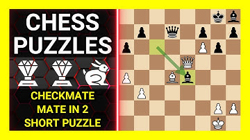 Chess Puzzles to Practice. Themes: Checkmate, Mate in 2, Short puzzle. Learn Chess