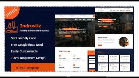 Indrostiz - Factory & Industrial HTML Template | Themeforest Templates
