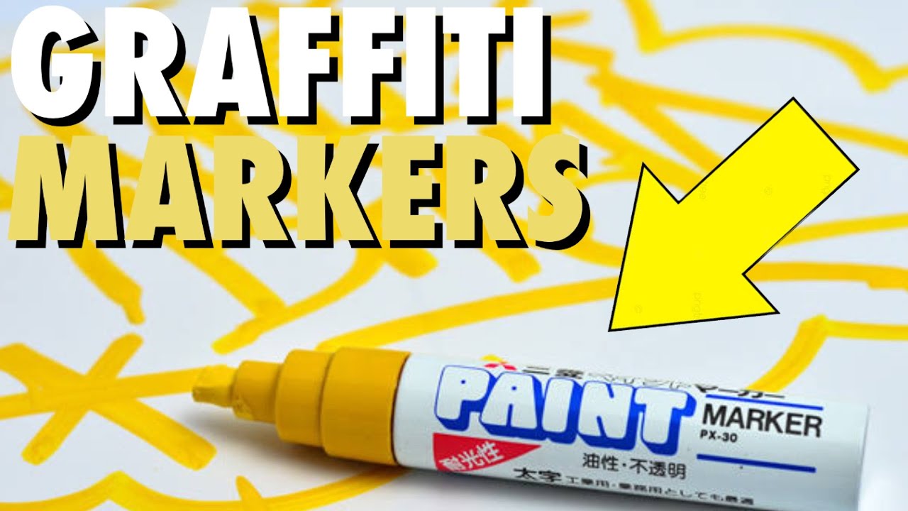 Steel Tip / Metal Tip Graffiti Markers and White Out Style Graffiti Pen  Reviews and Tagging Tests! 