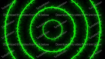 Abstract energy tunnel. Green digital background