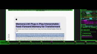 Apple MemoryLLM: Plug-n-Play Interpretable FFN Memory