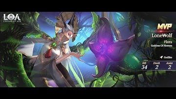 Flora - Goddess Of Flowers | Legend of Ace (LOA) | Survival | Best Build?