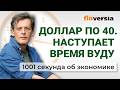 Доллар по 40, инфляция, налоги и перебор угнетения. Экономика за 1001 секунду