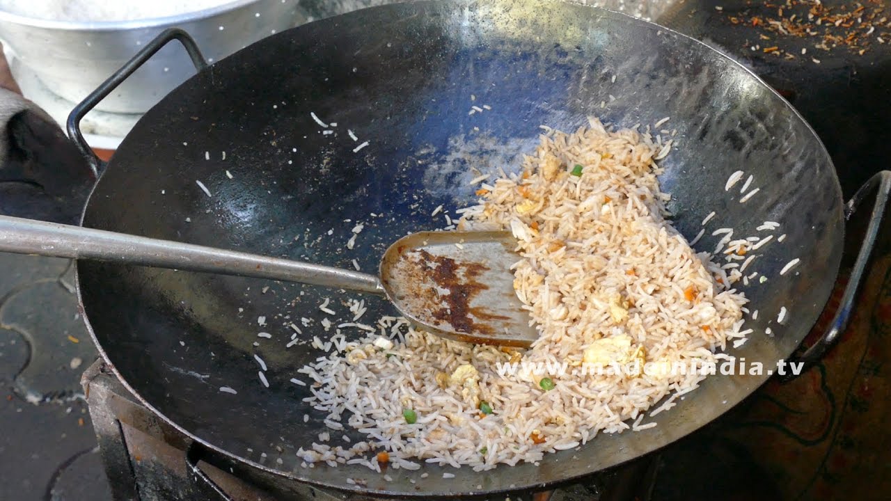 CHICKEN FRIED RICE MAKING | INDO CHINESE STREET FOODS street food