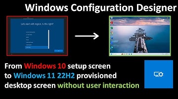 Windows Configuration Designer: Creating viewer requested Windows automation package 05