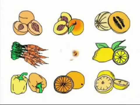 Cartone animato Frutta Nelle Scuole