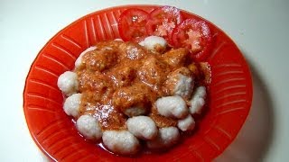 Картофельные Ньокис (Los Ñoquis) с Томатно-Сырным Соусом - Итальянская кухня Картофельные Ньокис (Los Ñoquis) с Томатно-Сырным Соусом - Итальянская кухня